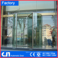 Motel Building 3 Wings Glass Revolving Door Manufacturer